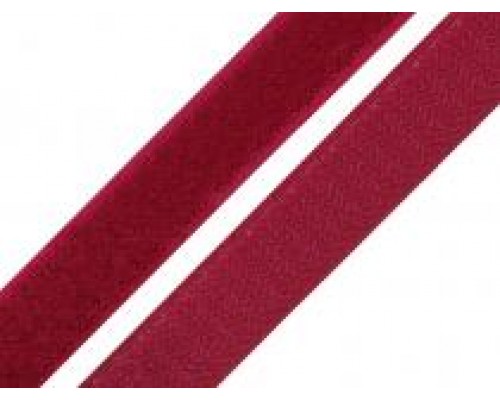Липучка пришивная шир.5 см (50 мм) арт.3569-1 цв.бордовый уп.25 м